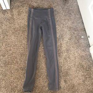 Lululemon leggings with embroidery on the sides